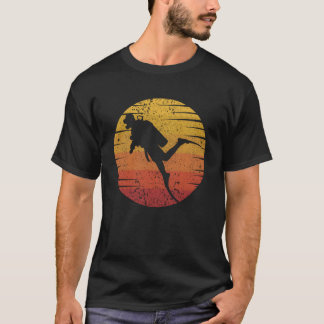 Unterwassertechnischer Sporttauchprofi vinta T-Shirt