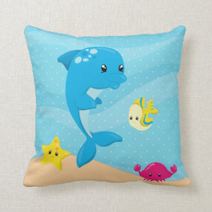 Unterwassertiere Kissen
