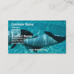 Unterwasserwal-Visitenkarte Visitenkarte