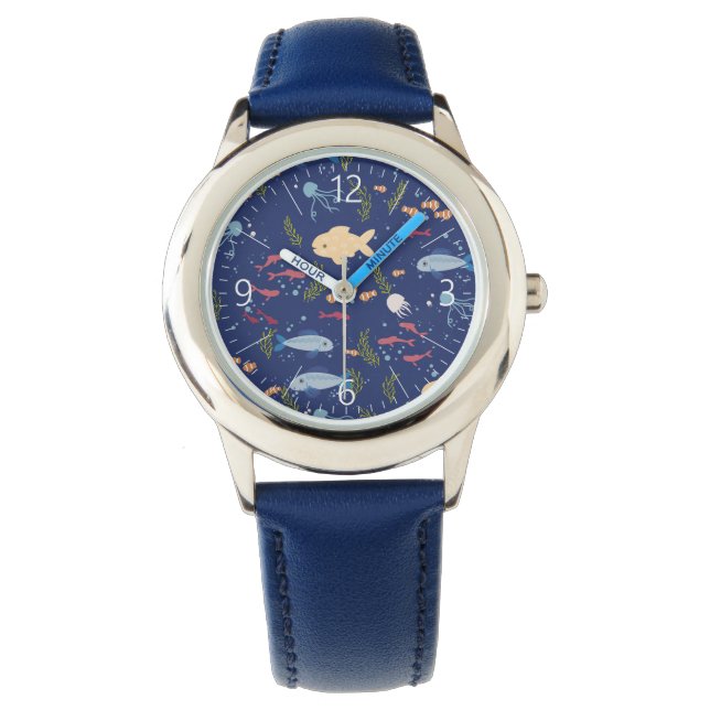 Unterwasserwelt Armbanduhr (Vorderseite)