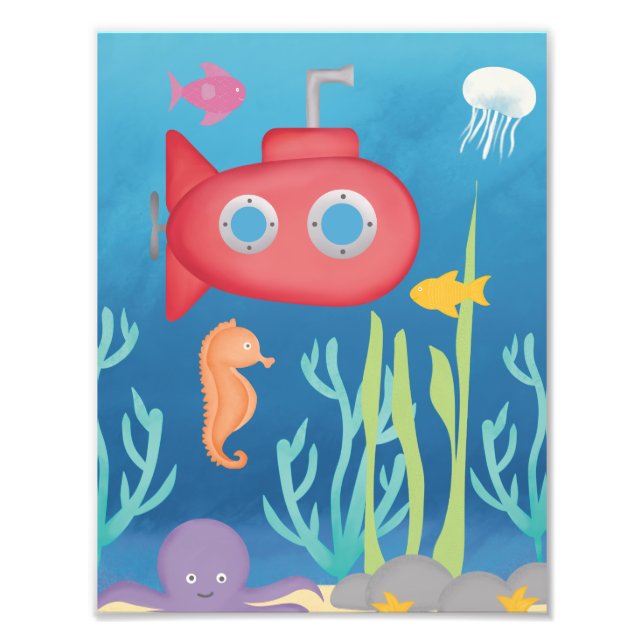Unterwasserwelt Fotodruck (Vorne)