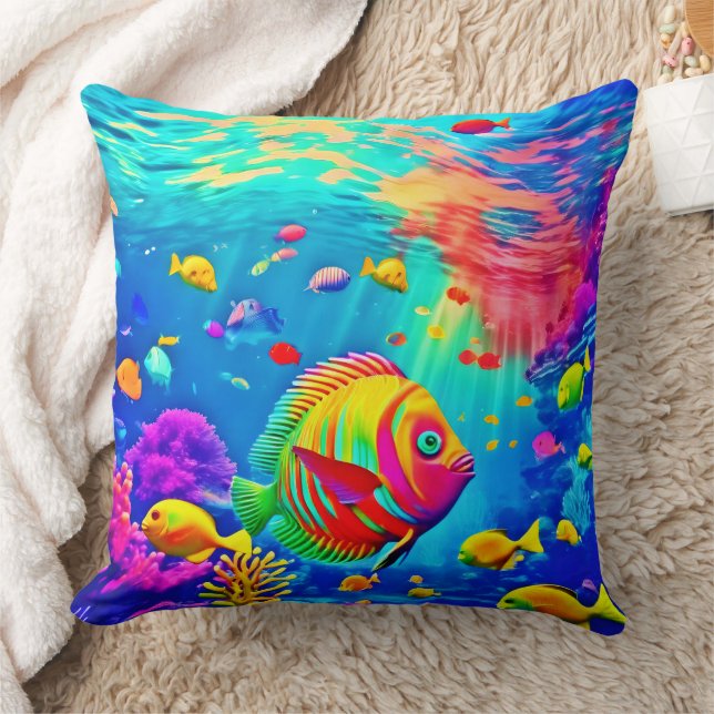 Unterwasserwelt Kissen (Decke)