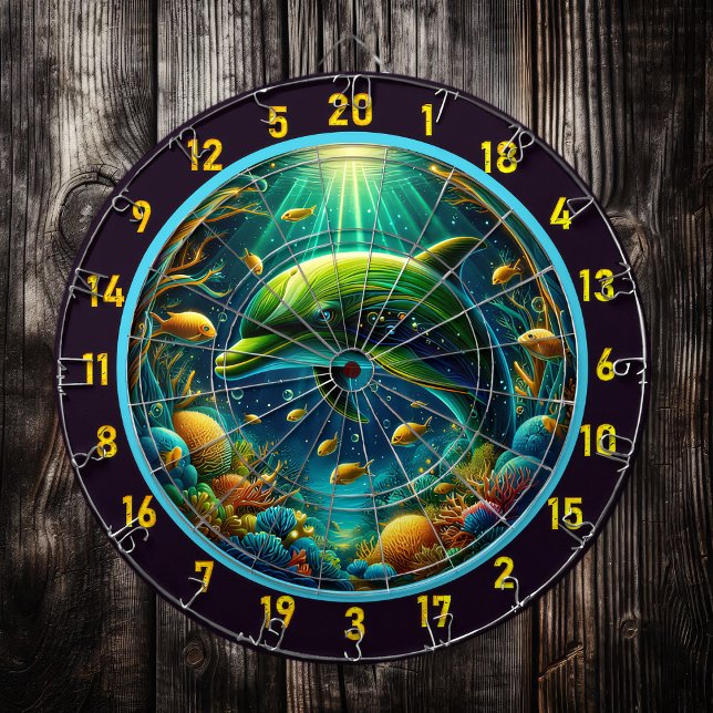 Unterwasserwunder Dolphin Dartboard Delight Dartscheibe (Von Creator hochgeladen)
