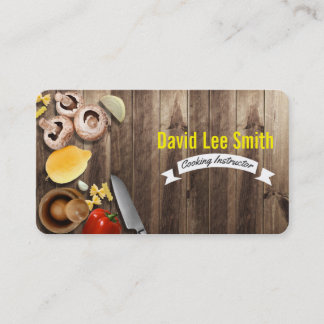 Unterweisend Cooking/Chef/Cook service Visitenkarte