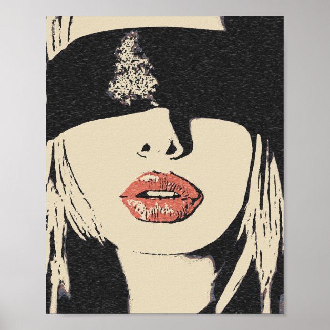 Unterwerfung ist ihre Lebensweise, schöne Blondine Poster (Vorne)