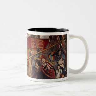 Unterzeichnen der Magna Carta, 1215 Zweifarbige Tasse