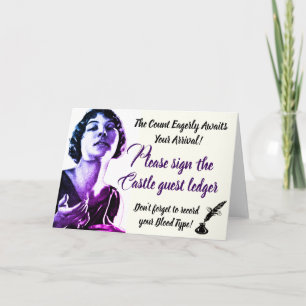 Unterzeichnen Sie unser Gast-Hauptbuch Karte