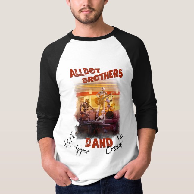 Unterzeichnet Allbot Brothers Band T - Shirt (Vorderseite)