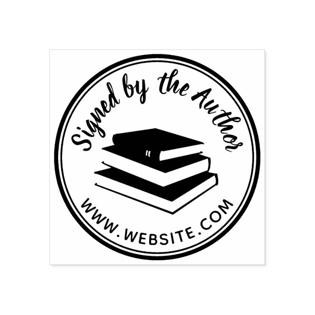 Unterzeichnet durch Autor Buch Marketing Writers B Gummistempel (Prägung)