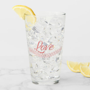 Unterzeichnet mit Liebe Glas