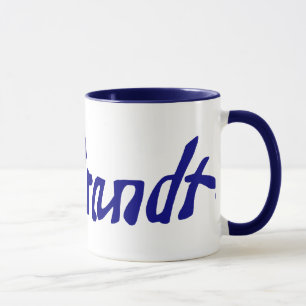 Unterzeichnet von Rembrandt Tasse