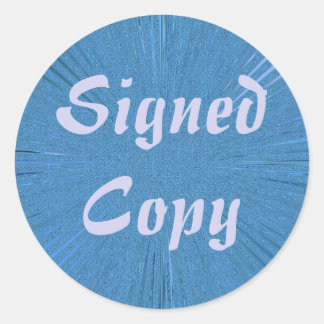 Unterzeichnete Kopie - Rundkleber (#2) Runder Aufkleber