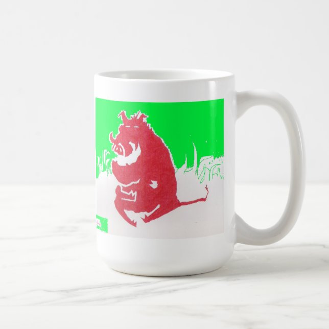 Unterzeichnete Warthog Kaffee-Tasse Kaffeetasse (Rechts)