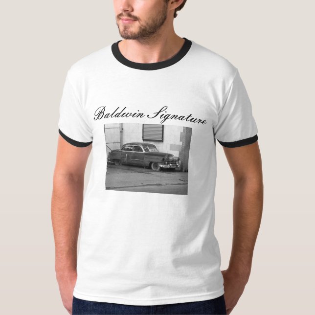 Unterzeichnung 1952 Cadillacs Baldwin T-Shirt (Vorderseite)