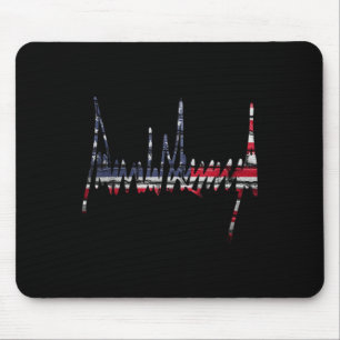 Unterzeichnung 2024 Präsident Patriotic American F Mousepad