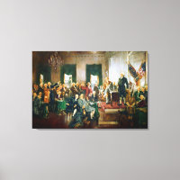 Unterzeichnung der Unabhängigkeitserklärung der US