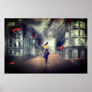 Unterzeichnung des ukrainischen Weltfriedens Poster