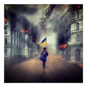 Unterzeichnung des ukrainischen Weltfriedens Poster