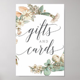 Unterzeichnung Vintager Botanicals-Geschenke und K Poster