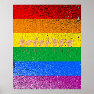 UNTERZEICHNUNGSSPRACHE FÜR DIE GLEICHHEIT POSTER