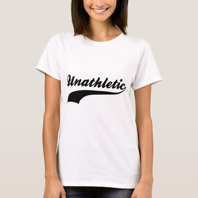 unthletisch T-Shirt (Vorderseite)