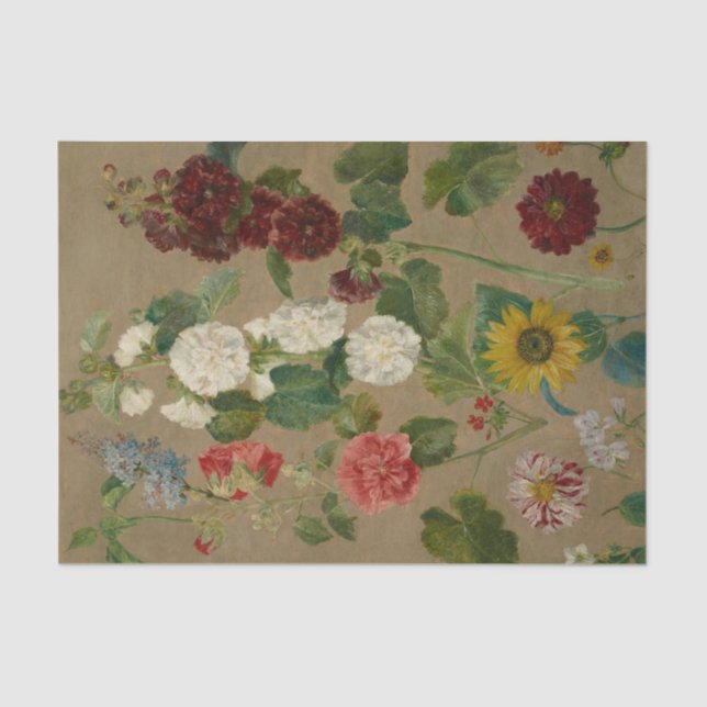 Untitelte Blume 3 nach Follower von Eugene Grasset Seidenpapier (Vorderseite)