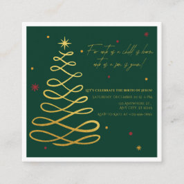 Unto Us A Child Is Born | Christmas Enclosure Card Begleitkarte