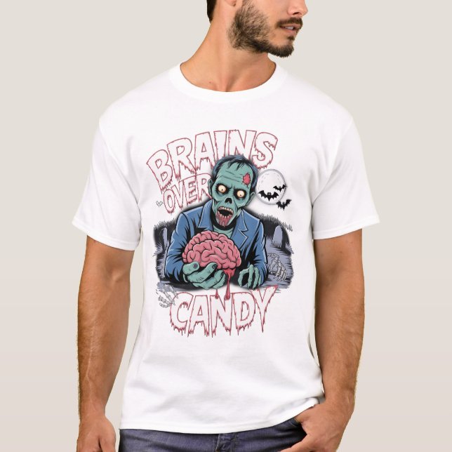 Untot & unaufhaltsam - Zombie Halloween T-Shirt (Vorderseite)