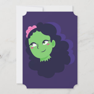 untote Halloween-Zombie-Monsterbricht Einladung