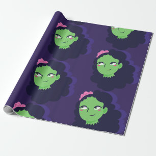 untote Halloween-Zombie-Monsterbricht Geschenkpapier