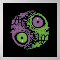 Untote Harmonie: Zombie Yin Yang-Symbol
