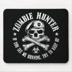 untote lebende Tote des Zombiejägers Mousepad