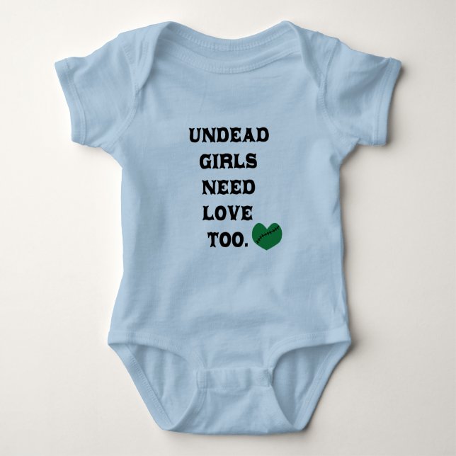 Untote Mädchen brauchen auch Liebe Baby Strampler (Vorderseite)