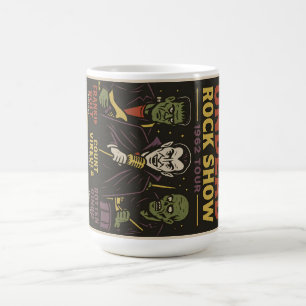 Untote Rock Show 1962 Tour Art Print Verwandlungstasse