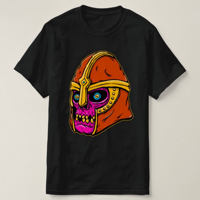 Untoter Helm-Soldat T-Shirt (Design vorne)