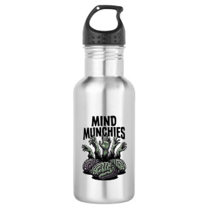 Untoter Hirnschmaus Vintage Zombie Hände Horror Sh Edelstahlflasche