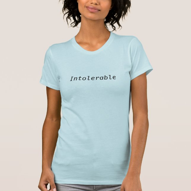 Untragbar T-Shirt (Vorderseite)