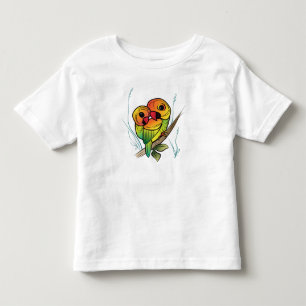 Untrennbare Papageien Kleinkind T-shirt