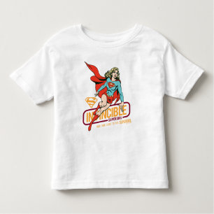 Unübertreffliche Supergirl Retro Grafik Kleinkind T-shirt