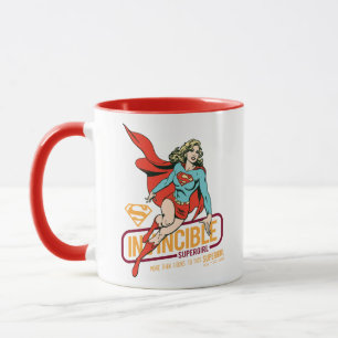 Unübertreffliche Supergirl Retro Grafik Tasse