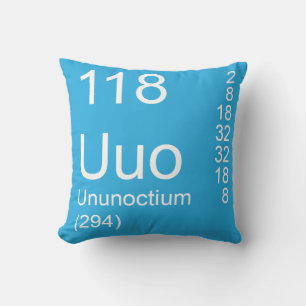 Ununoktium Kissen