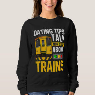 Ununterbrochen über den Eisenbahningenieur spreche Sweatshirt
