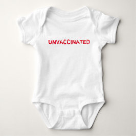 "UNVACCINATED" Baby Strampler