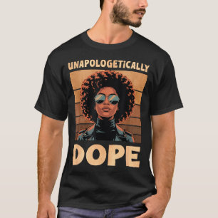 Unverblümt Afro-Frau Vintage 70er T-Shirt