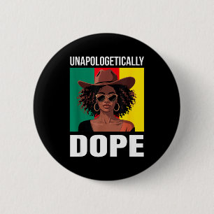 Unverblümt Afro-Frauen-Empowerment Stolz  Button