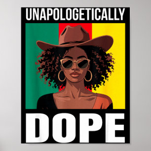 Unverblümt Afro-Frauen-Empowerment-Stolz Poster