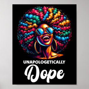 Unverblümt Black History Month Africanisch  Poster
