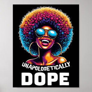 Unverblümt Drug Black History Month Afrikanisch Poster