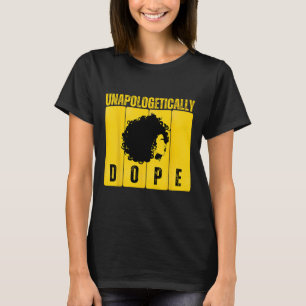 Unverblümt Drug Black History Month afrikanisch T-Shirt