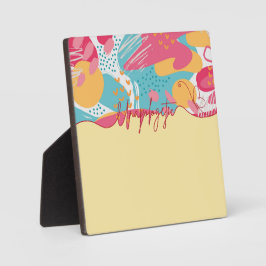 Unverblümt kühne feminine Aussage Fotoplatte